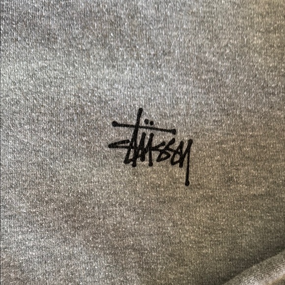 Stussy Gray Men's Sweater Size L - Picture 2 of 4